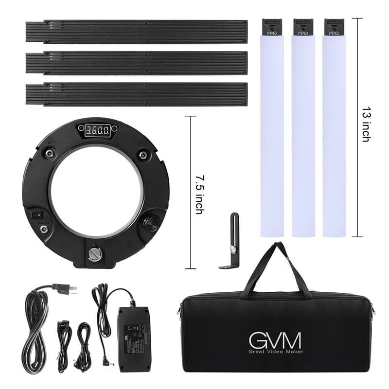 GVM-600S LED Ring Light
