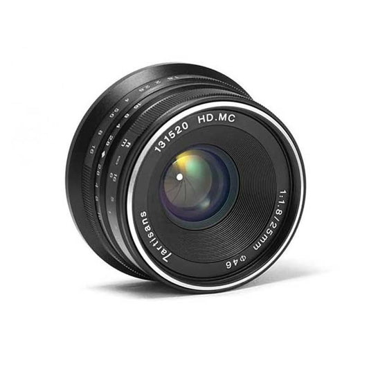 Lensa 7Artisans 25mm F1.8 For Sony E Mount Black