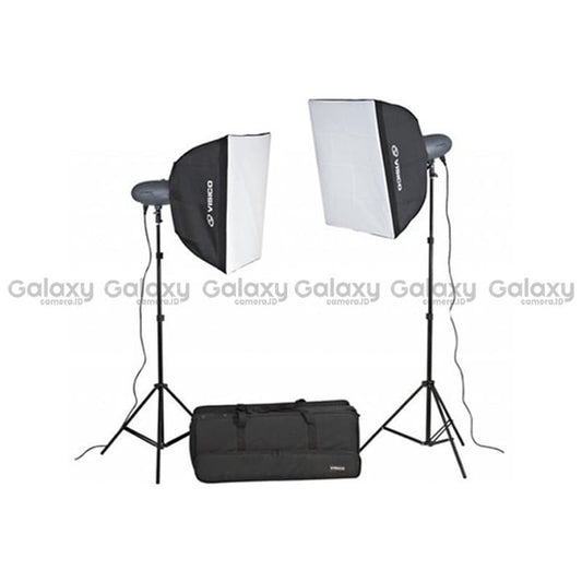 Visico VL-150+ 220V Softbox Kit 2 Head