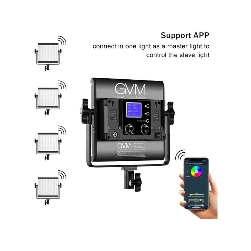 GVM LED 800D-RGB Video Light