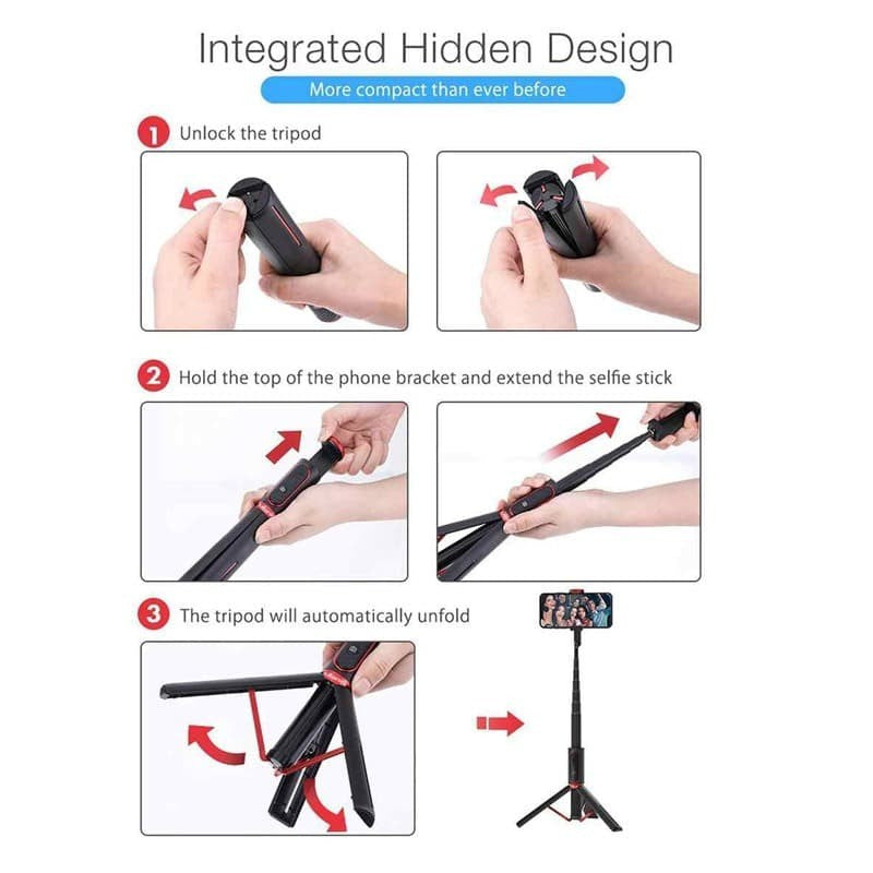 Ulanzi SK-01 All in 1 Bluetooth Selfie Stick