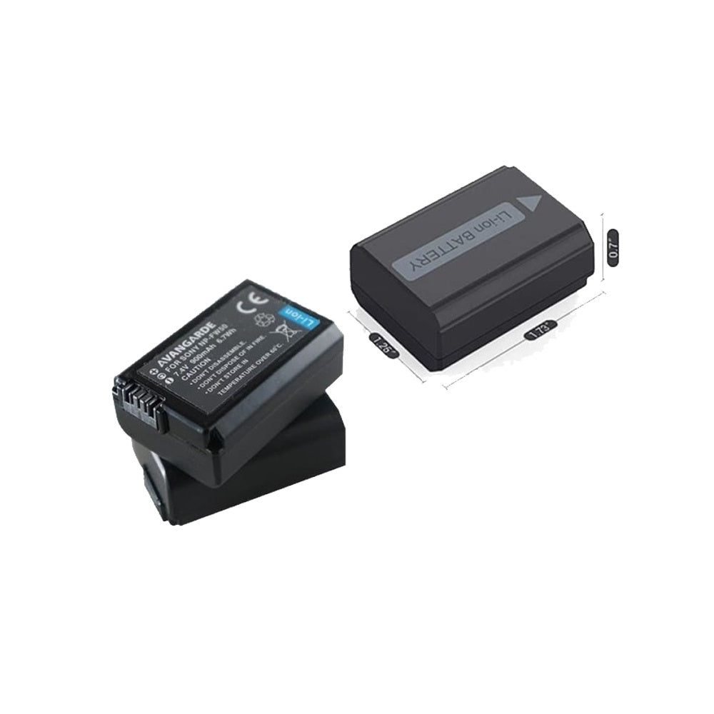 Avangarde Baterai Sony FW50 Dual Charger