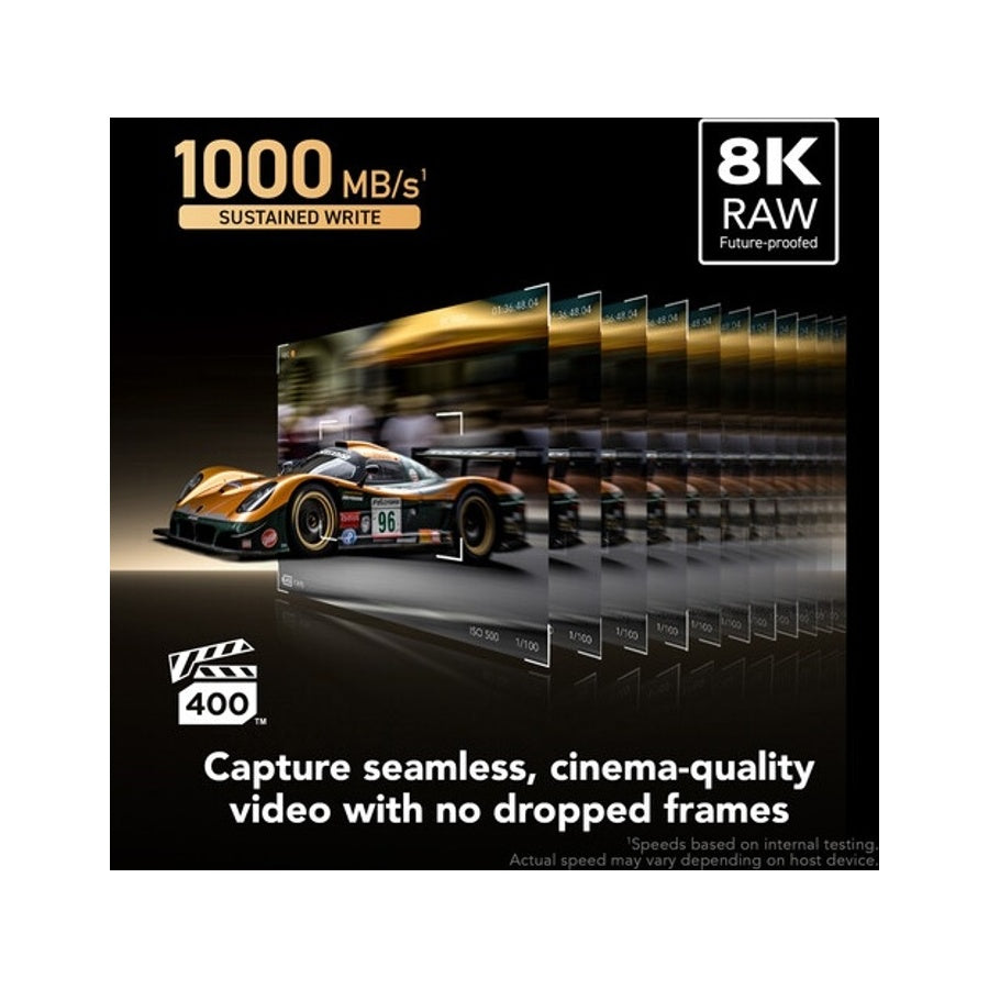 Lexar Professional CFexpress 512GB 8K 4.0 Type-A card Gold