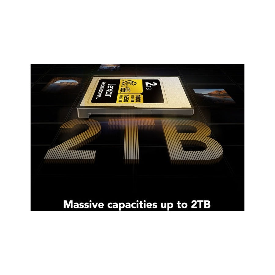 LEXAR CFEXPRESS 2TB 1800MB/s Type A 4.0 Gold CF Express