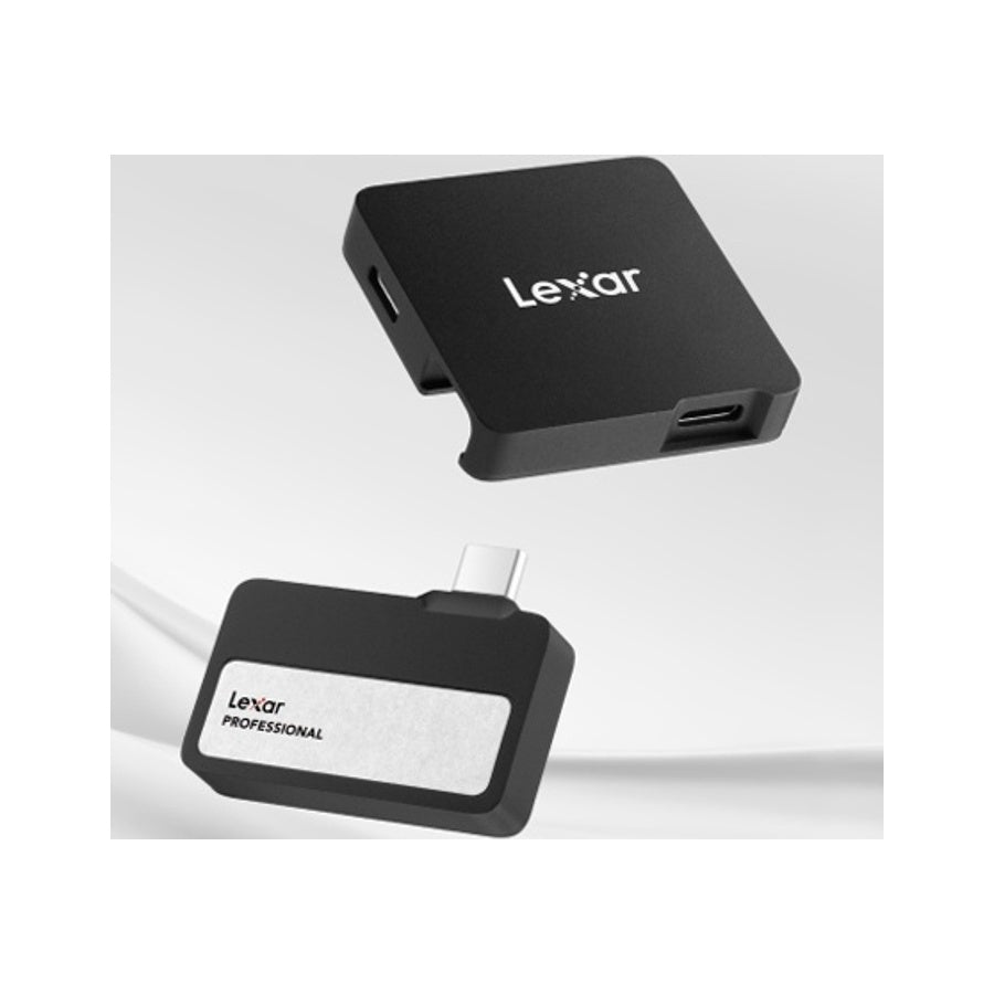 Lexar SL400 Go With HUB SSD External Portable 1TB USB C 3.2 (Hitam)