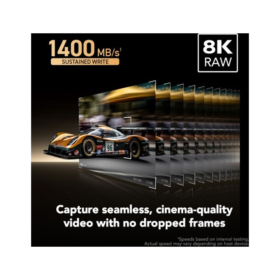Lexar Professional CFexpress 1TB 8K 4.0 Type-A card Gold