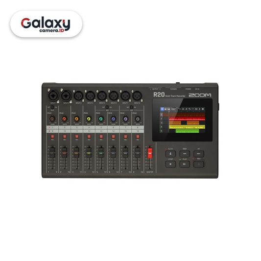 Zoom R20 Multi Track Recorder Mixer Interface Multitrack Audio Resmi