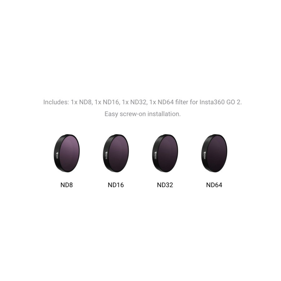 Insta360 GO2 Standard Day 4 Pack ND Filter Set