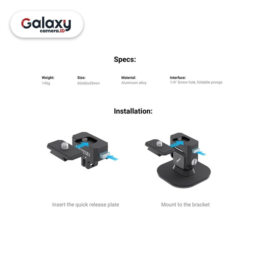 Insta360 Car V-Bayonet Metal Quick Release Bracket Original
