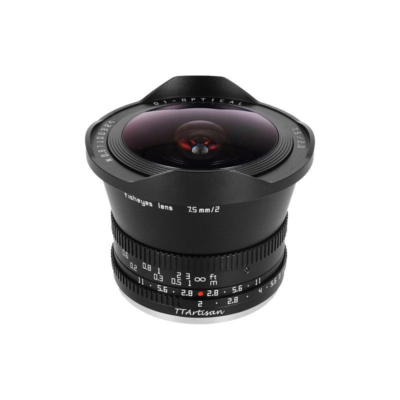 TTartisan 7.5mm F2.0 Fisheye For Fuji FX Mount