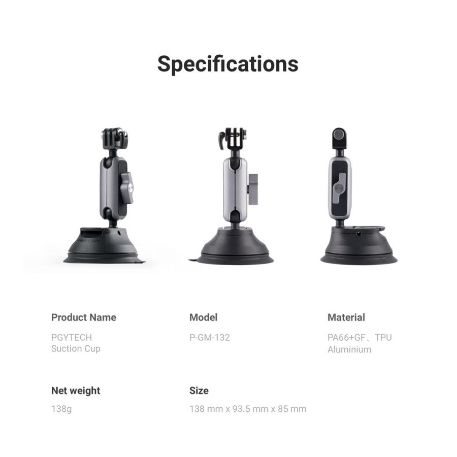 Insta360 Suction Cup Car Mount For ONE X2/ONE R/ONE X/ONE