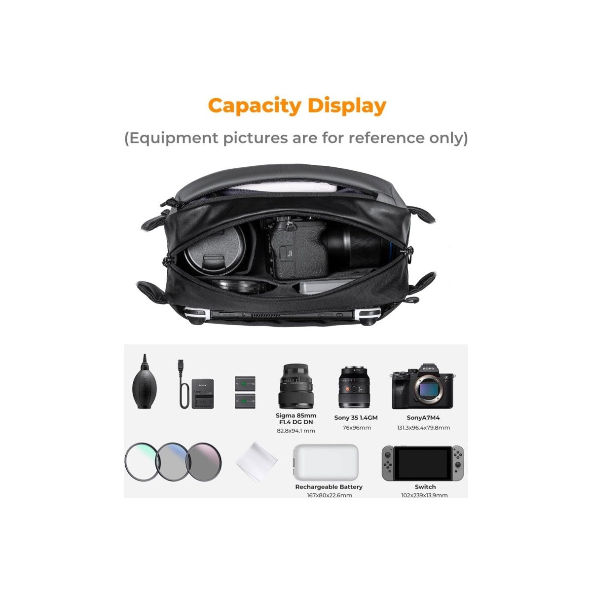K&F Concept Alpha Sling Bag Camera