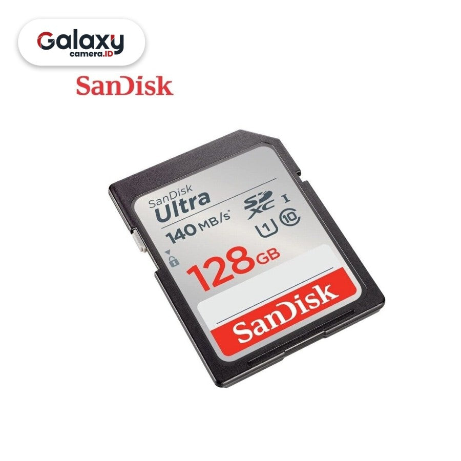 Memory SDXC Sandisk Ultra 128GB 140mb/s Memori SD Card Original