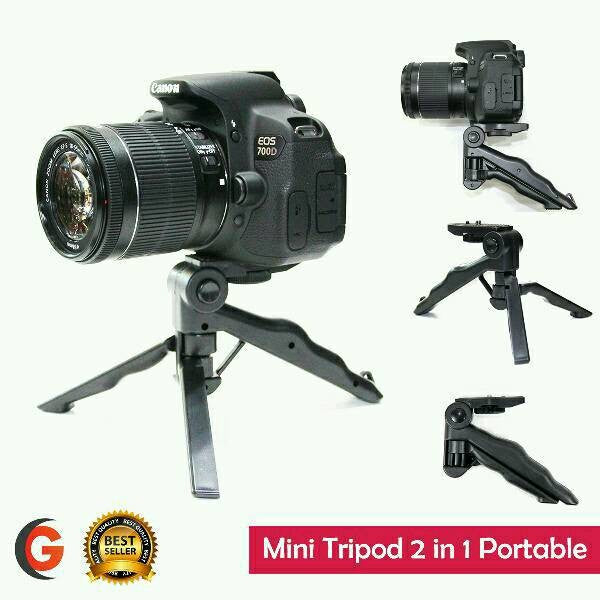 2 In 1 Portable Mini Folding Tripod