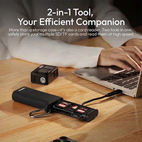 Ulanzi MCR-02 Multifunctional High-Speed Card Reader Card Reader with Memory Card Storage Box