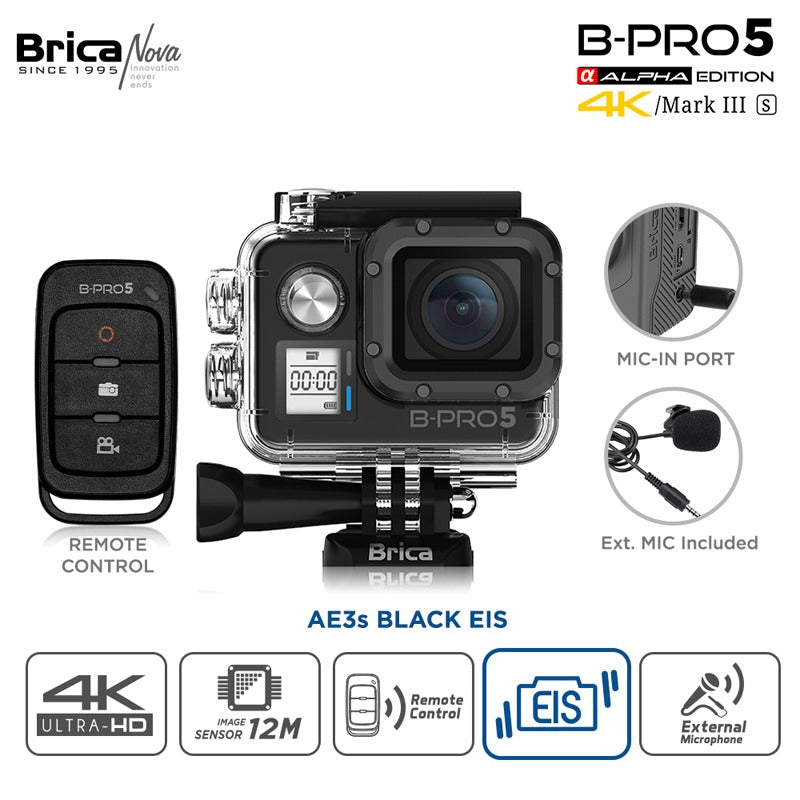 Brica B-PRO5 Alpha Edition 4K Mark III S Black EIS (Brica AE3S)