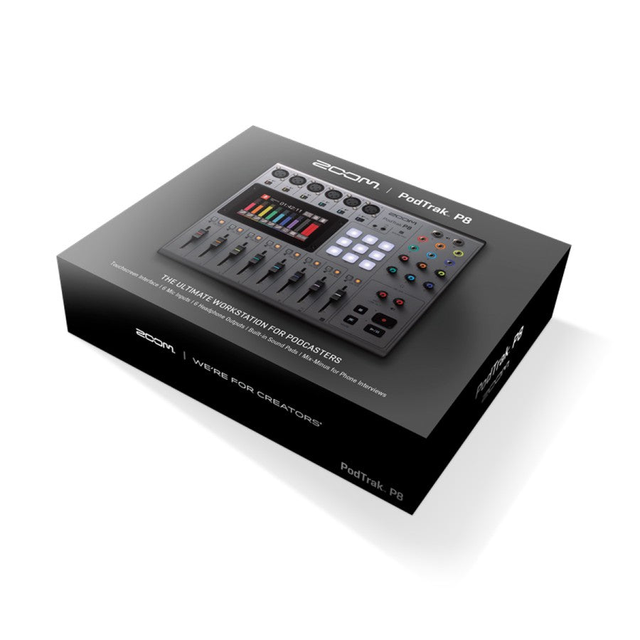 Zoom PodTrak P8 Portable Multitrack Podcast Recorder