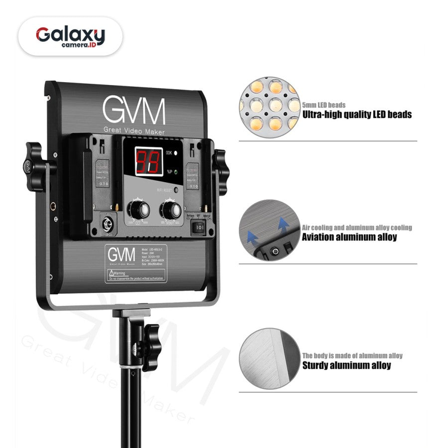 GVM 480LS Bi-color Light Studio