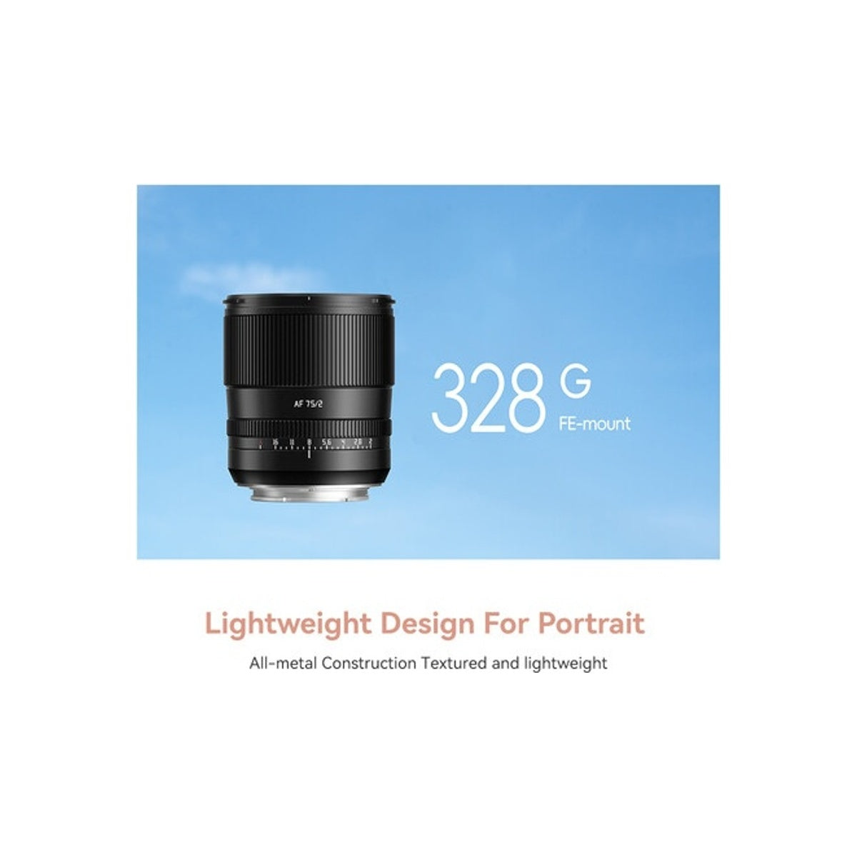 TTArtisan AF 75mm F2 APSC Lens For Fujifilm X Mount Lensa Auto Focus