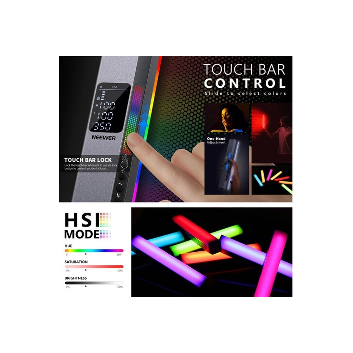 Neewer RGB1 Magnetic Handheld Light Stick