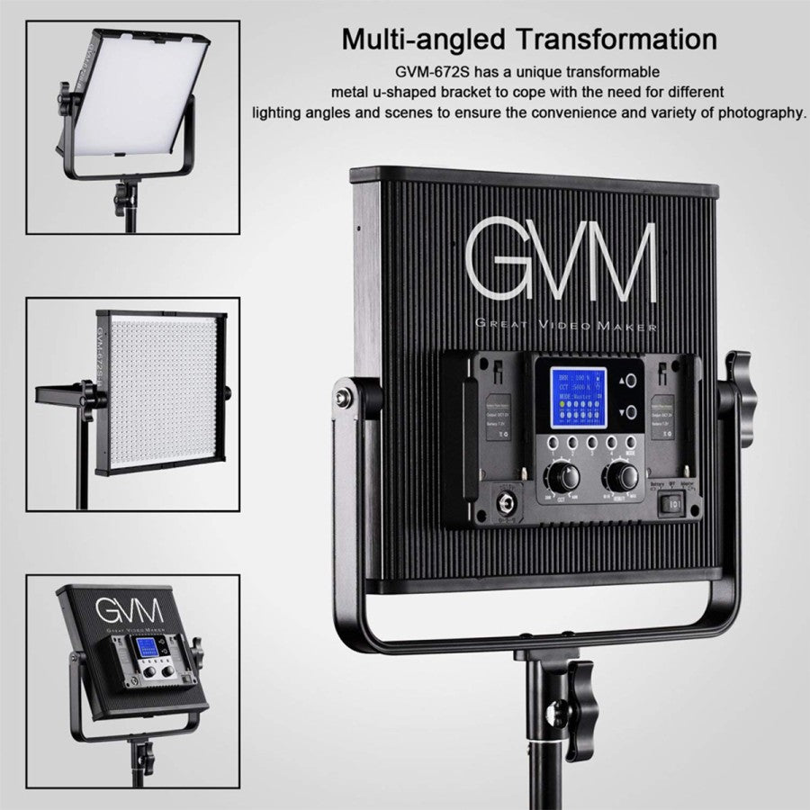 Lampu Video GVM GVM-672S-B Bi-Color LED Light Master Control