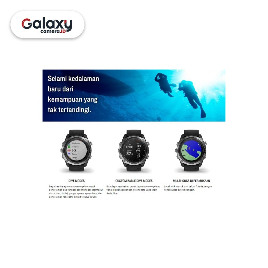 Garmin Descent Mk2 MK 2 GPS Dive Computer Smartwatch