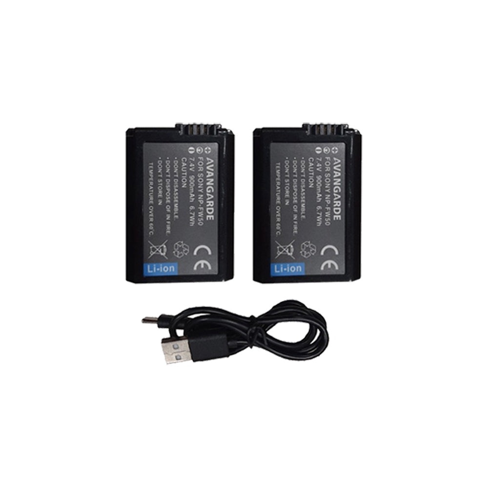 Avangarde Baterai Sony FW50 Dual Charger