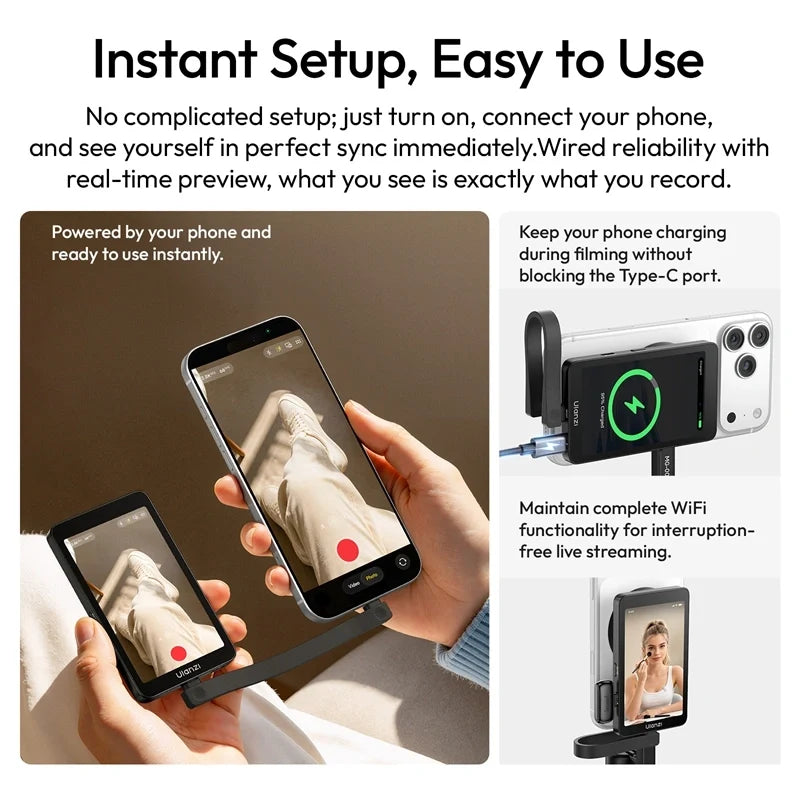 Ulanzi VM1 Selfie Mobile Monitor Screen