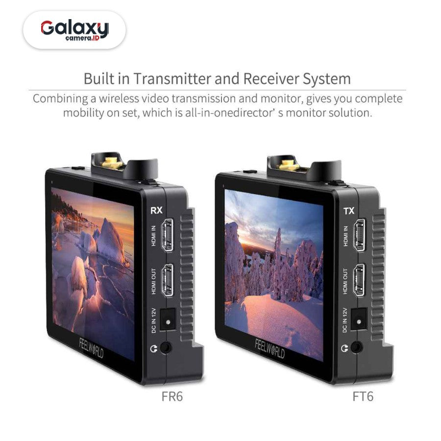 FEELWORLD FT6 FR6 5.5 Inch Wireless Video