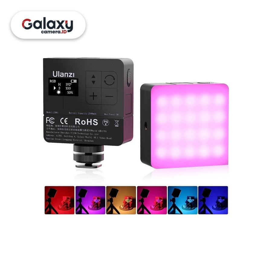 Ulanzi VL49 Pro Full Color Mini RGB LED Video Light VL 49 Resmi