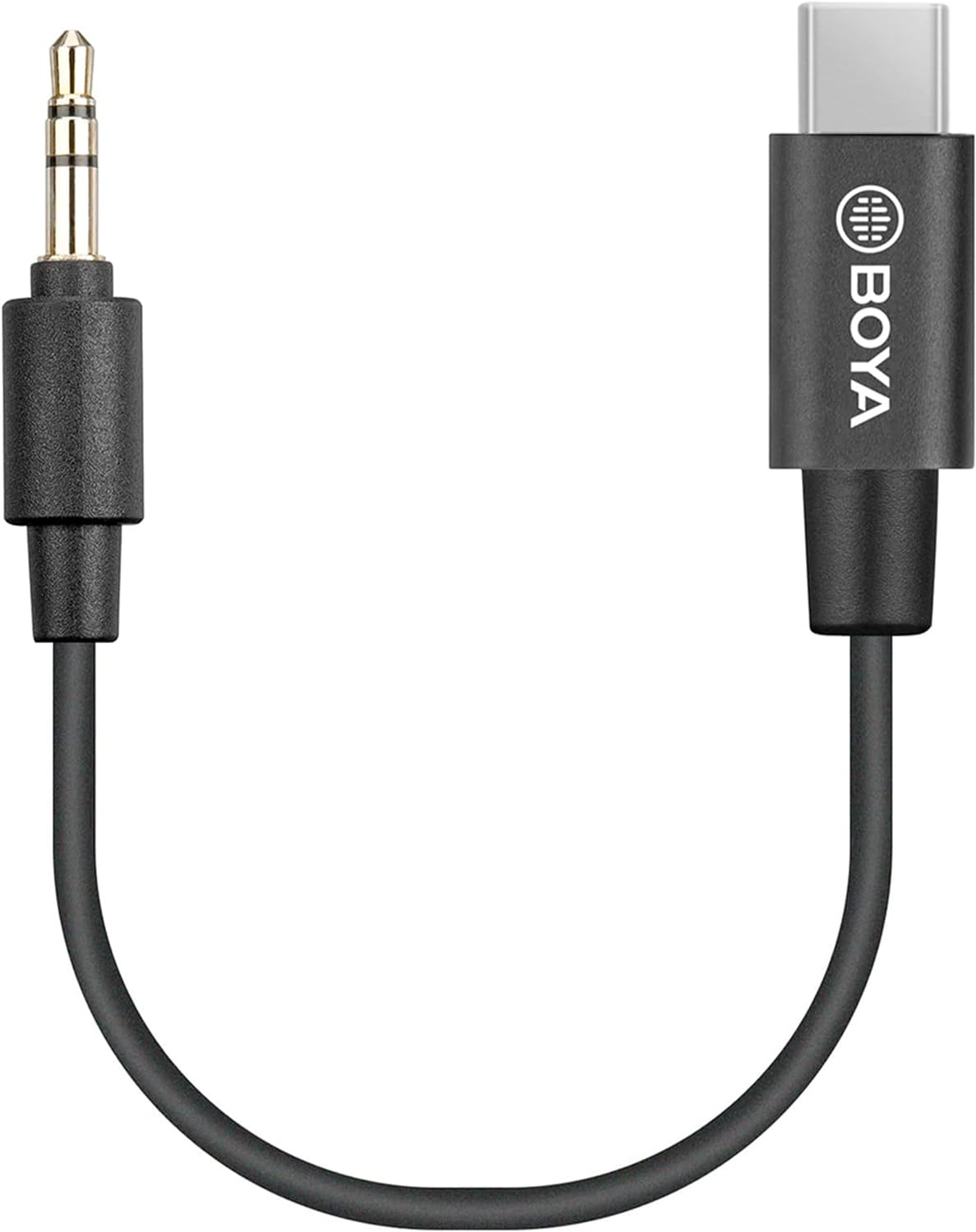 Boya BY K2 Audio Kabel Adapter 3.5mm TRS to USB Type-C Android Phone