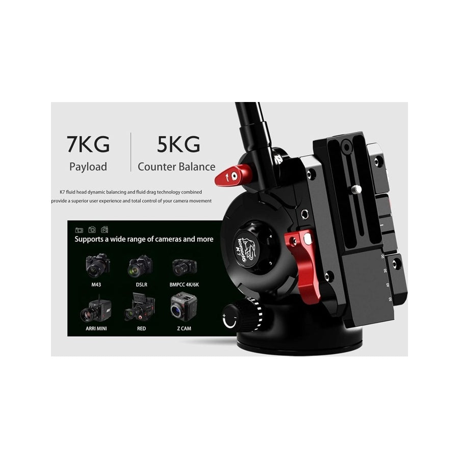 Ifootage Komodo K7 Fluid Head Tripod Monopod