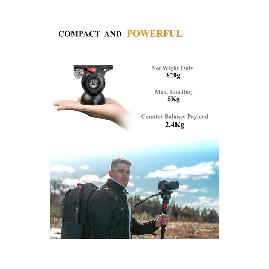 Ifootage Komodo K5S Fluid Head Tripod Monopod Camera