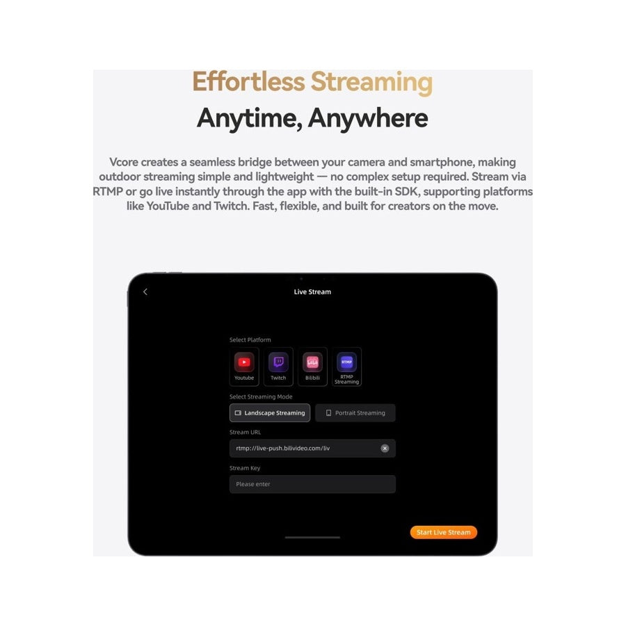 Hollyland Vcore Wireless Video Transmission Monitor System for Smartphone