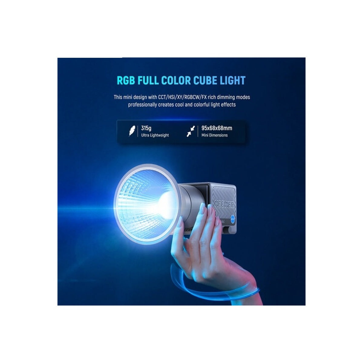Neewer HS60B 60W Portable Mini COB LED Video Light Studio Lightning