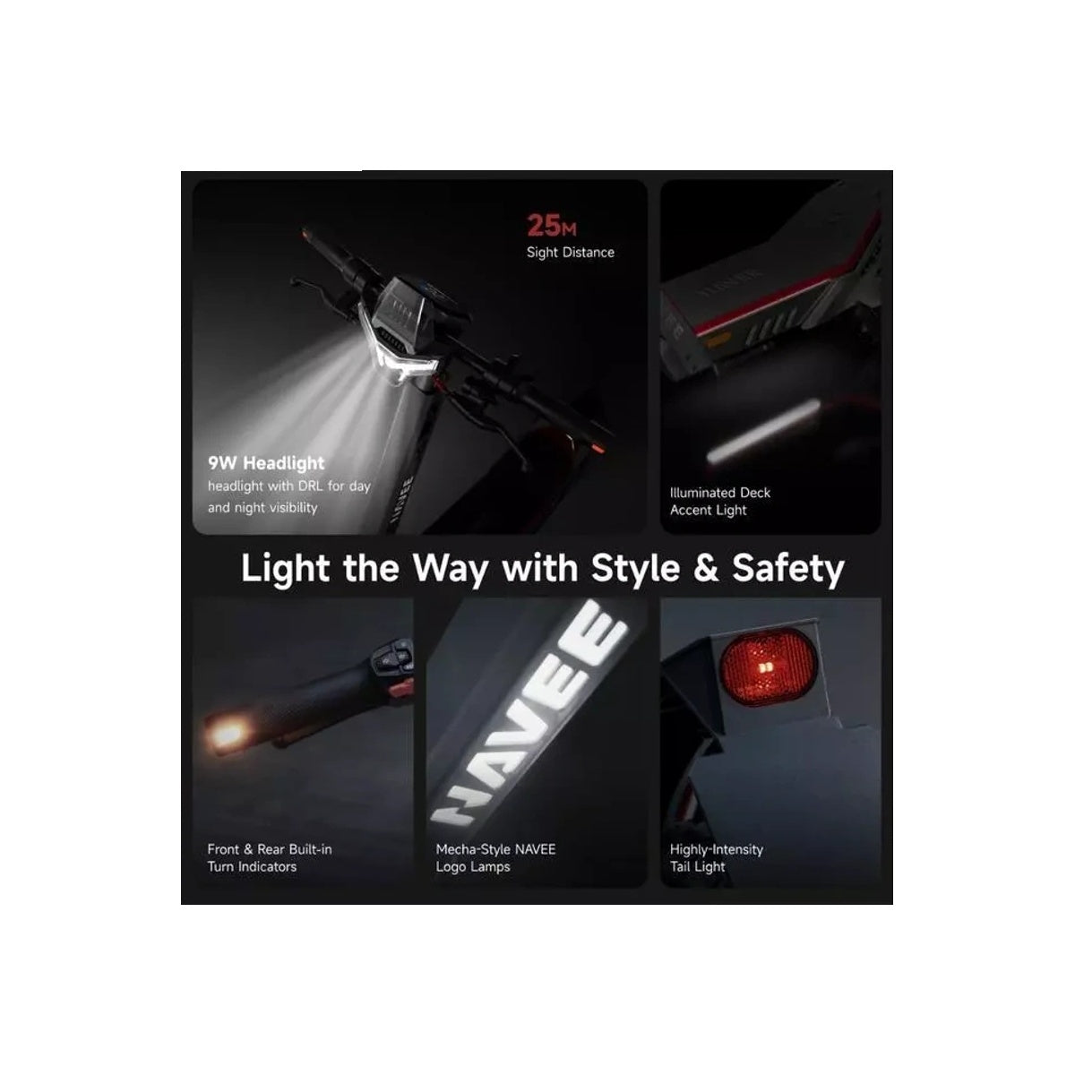 NAVEE XT5 Pro Electric Scooter Off Road 2200W 75Km TCS
