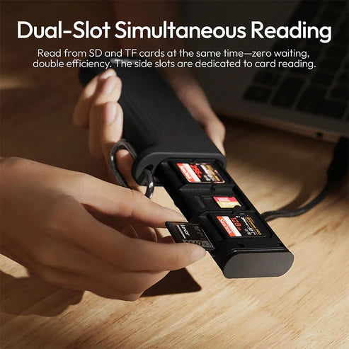 Ulanzi MCR-02 Multifunctional High-Speed Card Reader Card Reader with Memory Card Storage Box