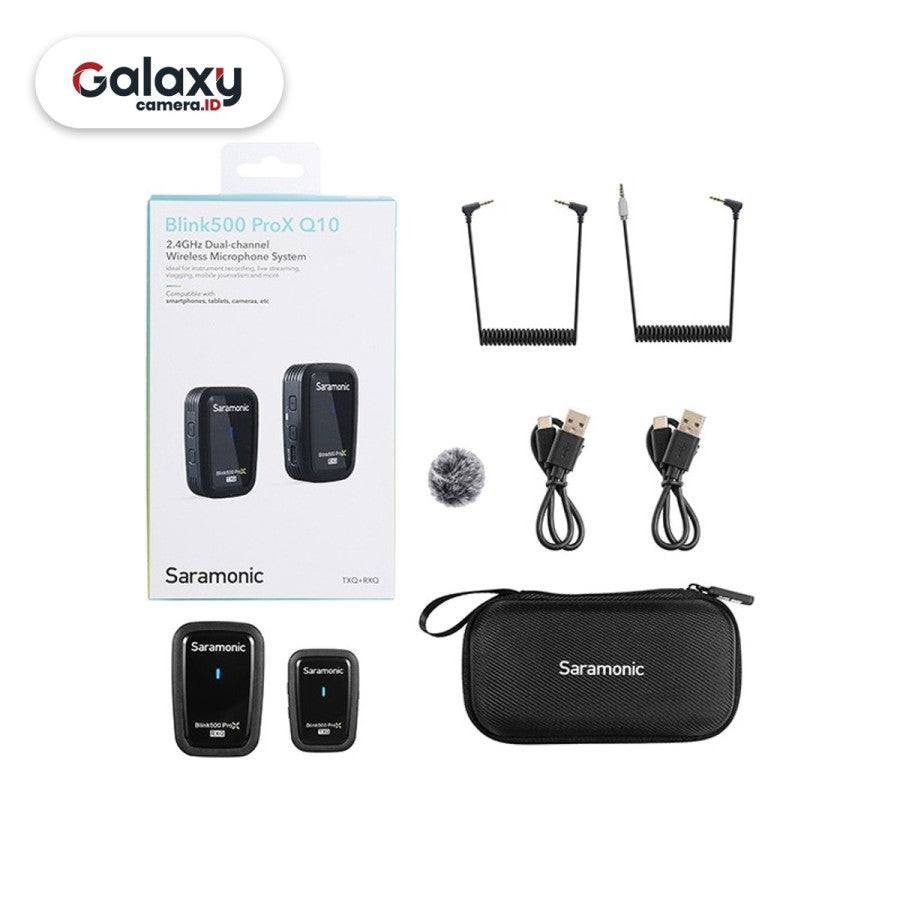 Saramonic Blink 500 PRO X Q10 Wireless Microphone PROX Q10 Resmi