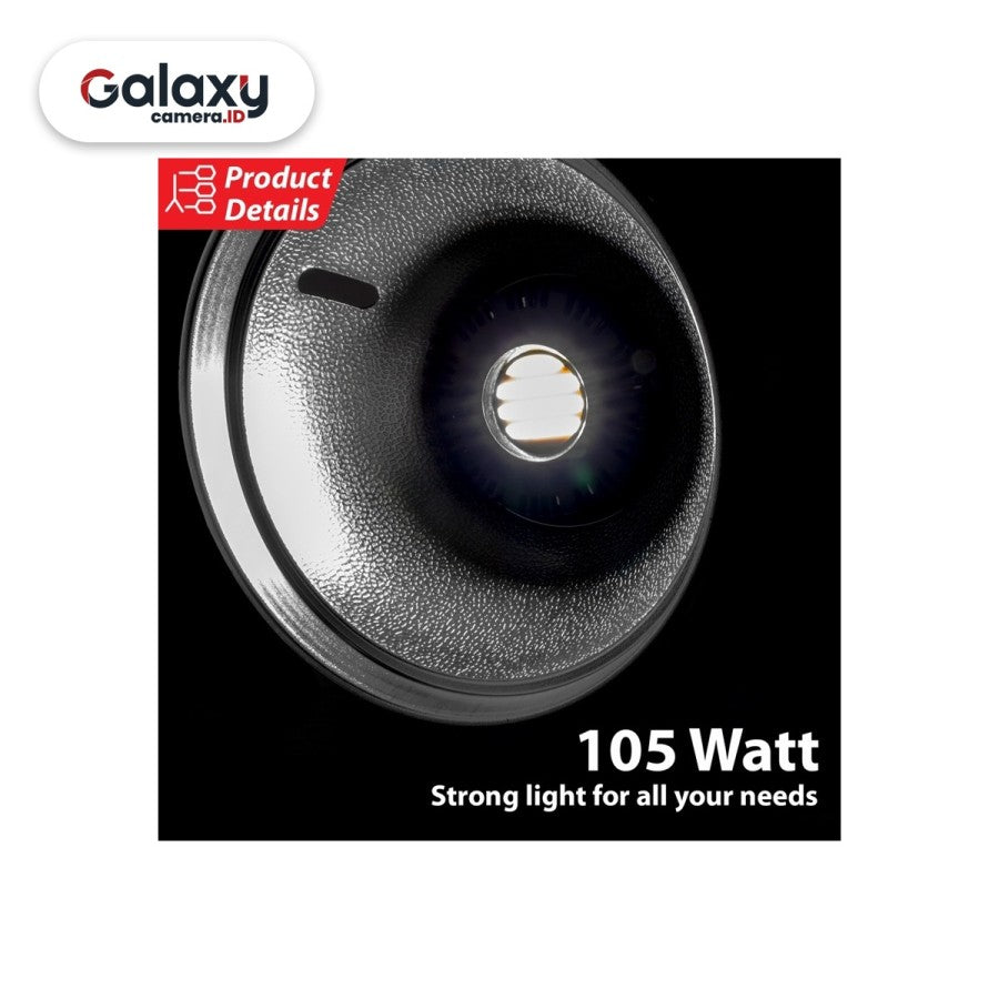 Takara Bomber Video Light 100DC Lampu Studio LED 105W Bi-Color Resmi