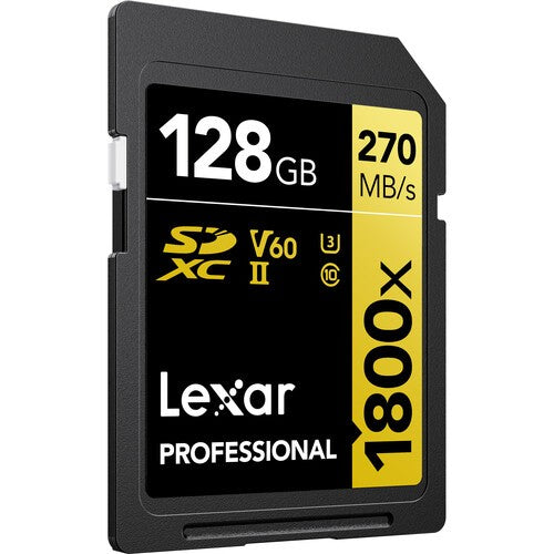 Memory SDXC Lexar Professional 128GB 1800x UHS-II