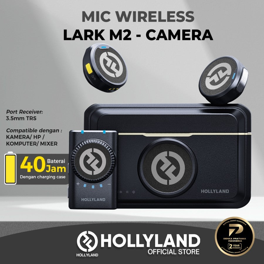 Hollyland Lark M2 Duo Camera Microphone Wireless