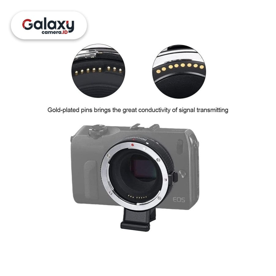 Commlite CM EF EOS M Mount adapter lensa DSLR ke Canon Mirroless APSC