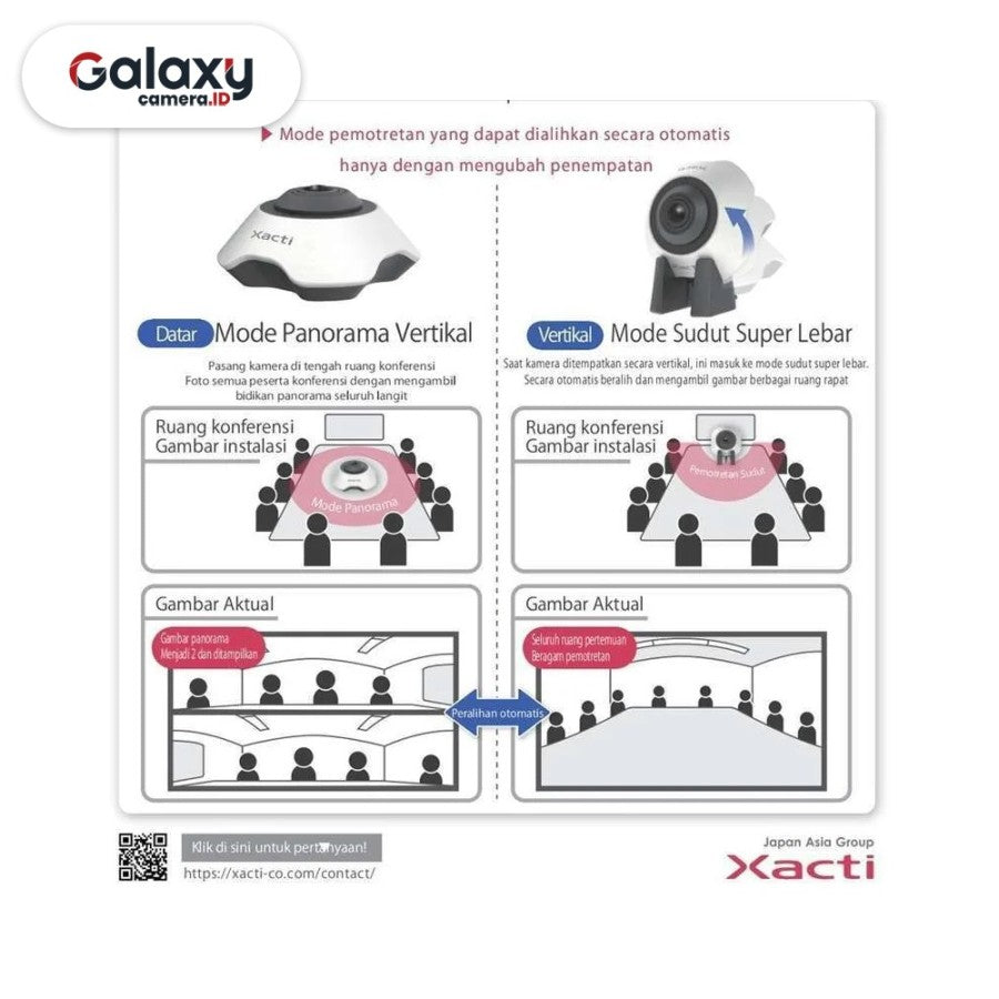 Xacti Conference Cam 360 CX-MT100 Webcam MT 100 MT-100 Garansi Resmi