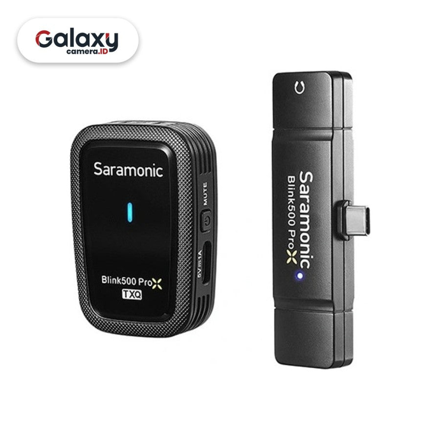 Saramonic Blink 500 ProX Q5 Pro X Q 500 Dual Wireless Microphone Resmi