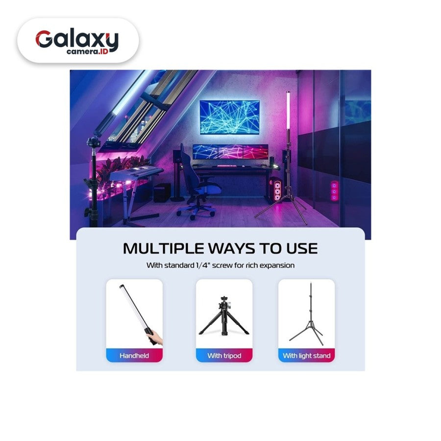 Ulanzi VL119 RGB Handheld Lampu LED Tube Light Stick Garansi Resmi