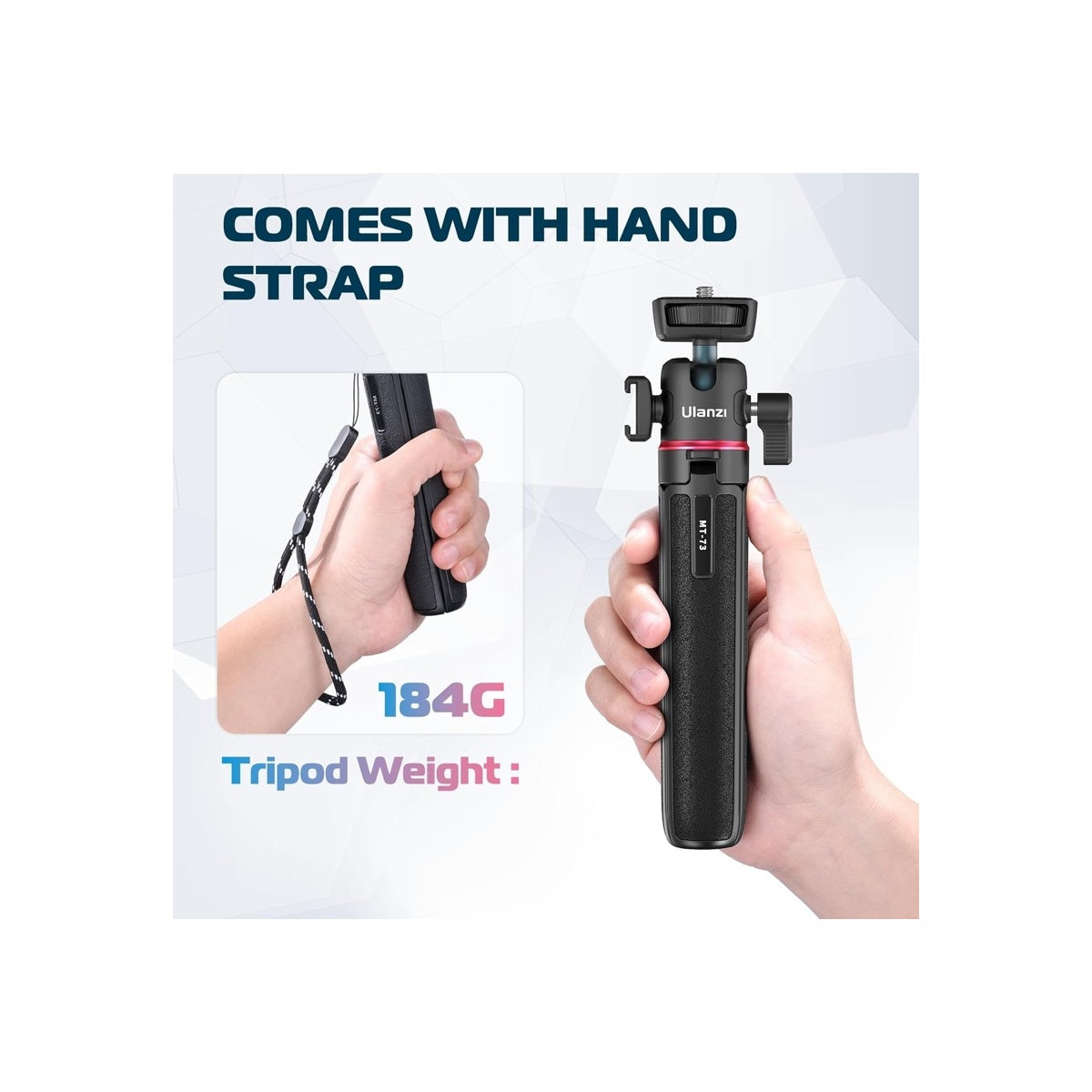 Ulanzi MT-73 Mini Selfie Stick Tripod Stand Handle Grip MT73 Extension Pole MT 73