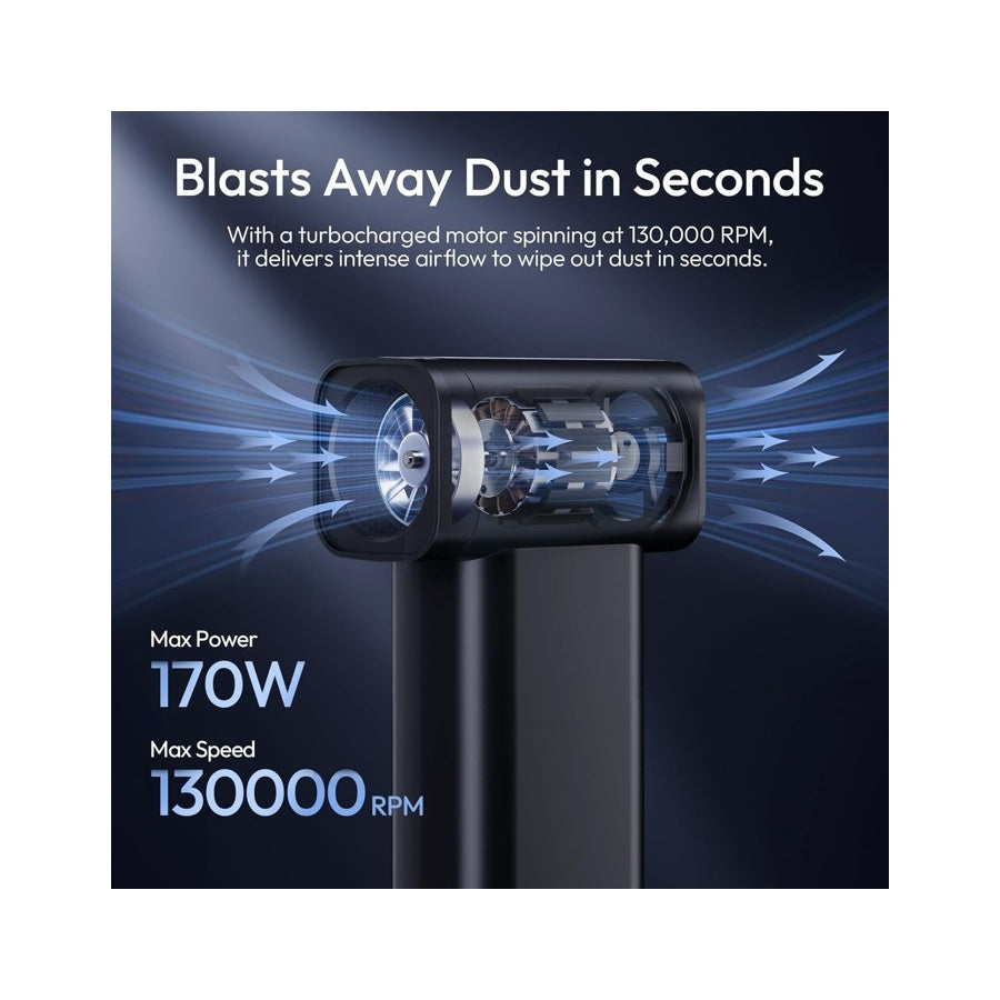 ULANZI AD02 Storm Electric Air Duster II Portable Mini Dust Blower for Camera