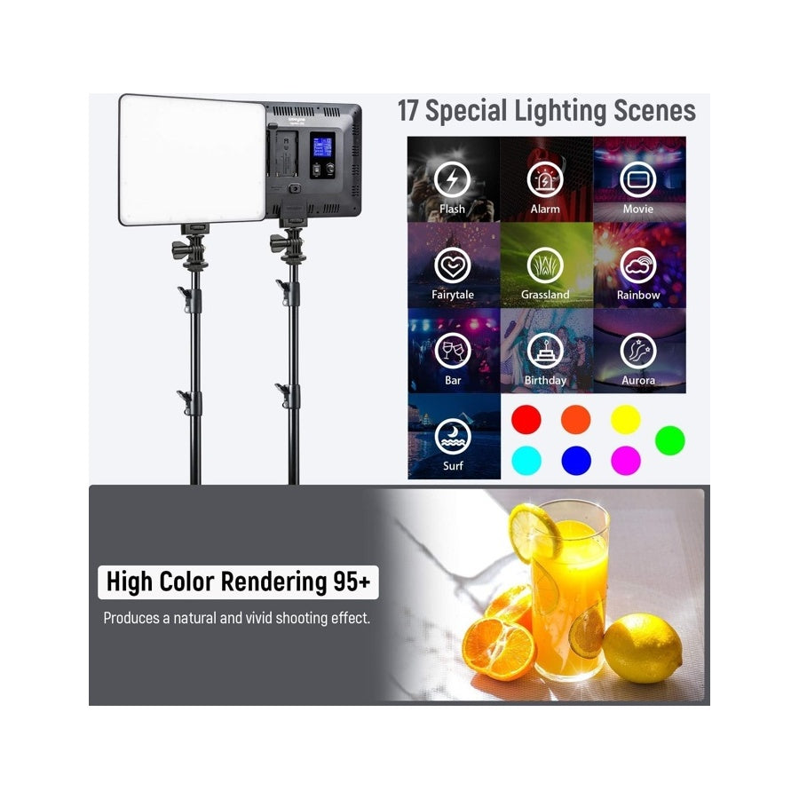 Viltrox Weeylite Sprite 20 Duo Kit Full Color RGB Video LED Light