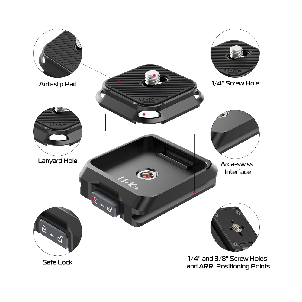 Ulanzi UKA03 Quick Release Base Kit C018
