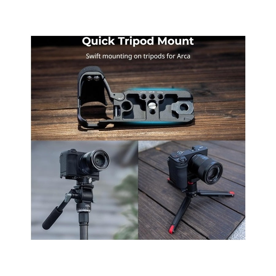 SmallRig  5061 L-Shape Mount Plate with Silicone Handle for Sony Alpha 6700